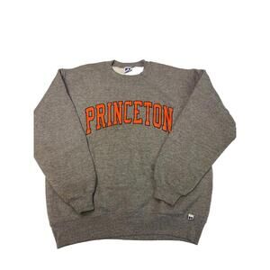 Mens RUSELL ATHLETIC Gray Vintage USA Made Princeton Crew Sweatshirt Sz L